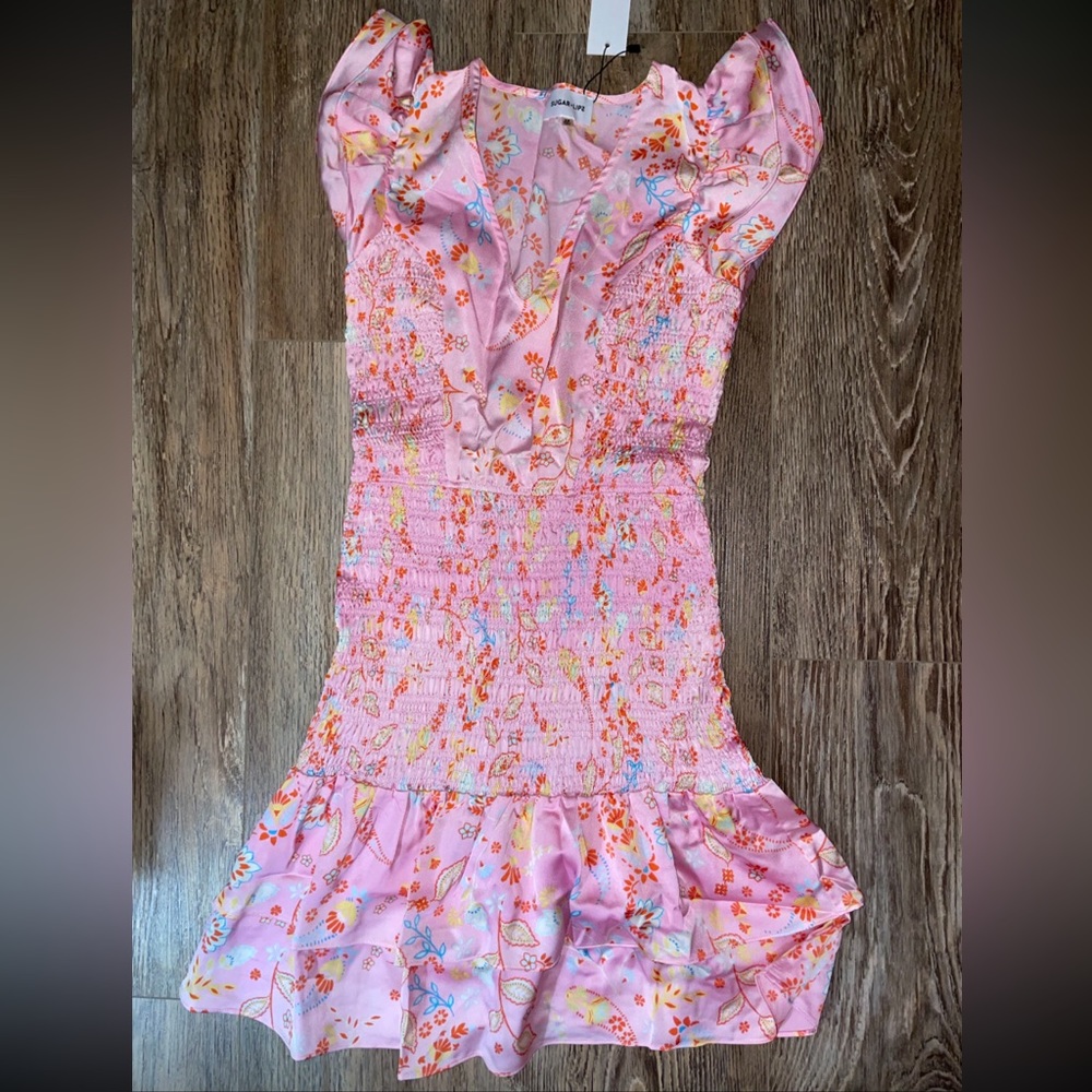 Pink Paisley Print Dress🎀